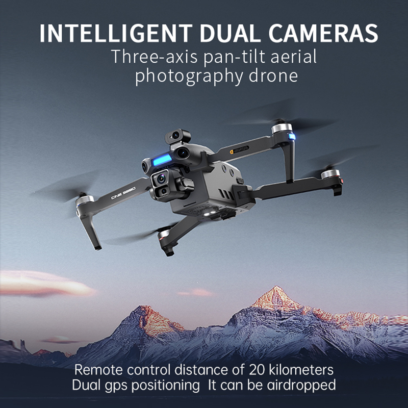 Drone Kamera Ganda 8K Baru 202 - Home Security Cameras Outdoor ulasan dan harga