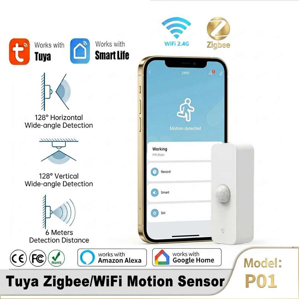 Sensor Gerak PIR Cerdas WiFi Z - Home Security Home Assistant ulasan dan harga