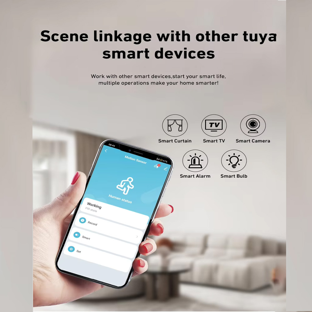 Sensor Gerak PIR Cerdas WiFi Z - Home Security Home Assistant ulasan dan harga
