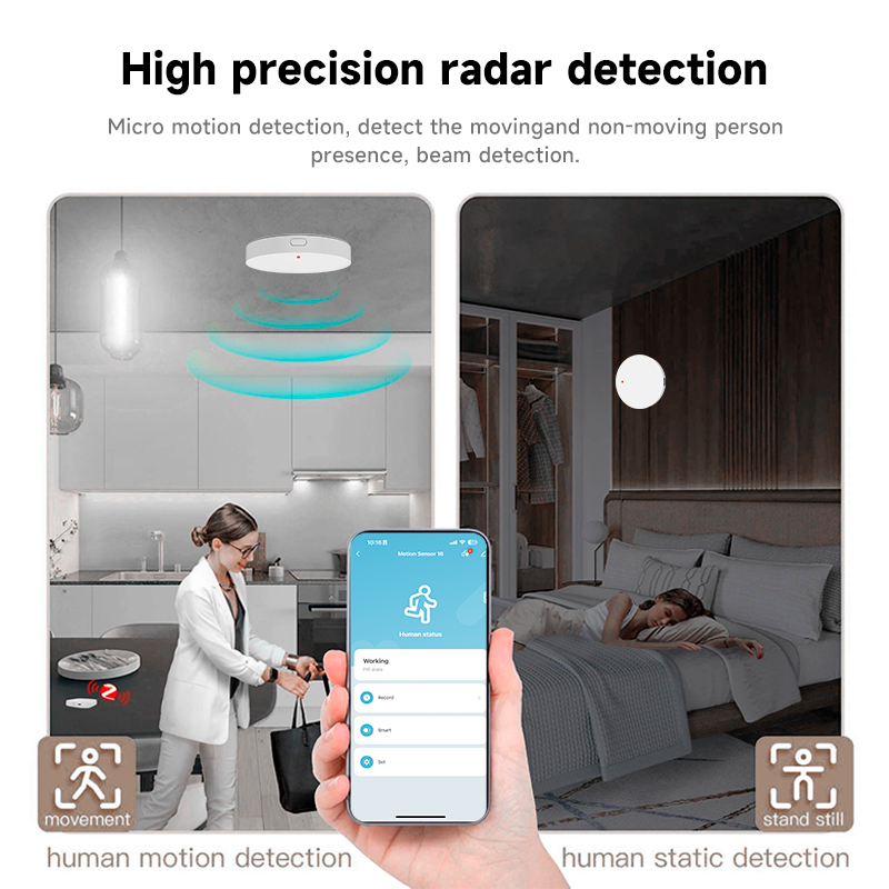 Tuya Zigbee 3.0 24GHz MmWave D - Home Security Gadgets ulasan dan harga