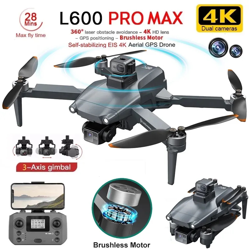 L600 PRO MAX Drone GPS profesi - Home Security Cameras Outdoor ulasan dan harga