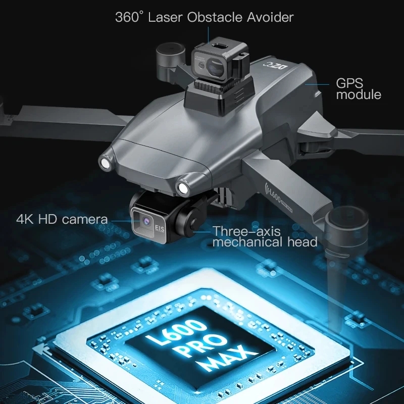 L600 PRO MAX Drone GPS profesi - Home Security Cameras Outdoor ulasan dan harga
