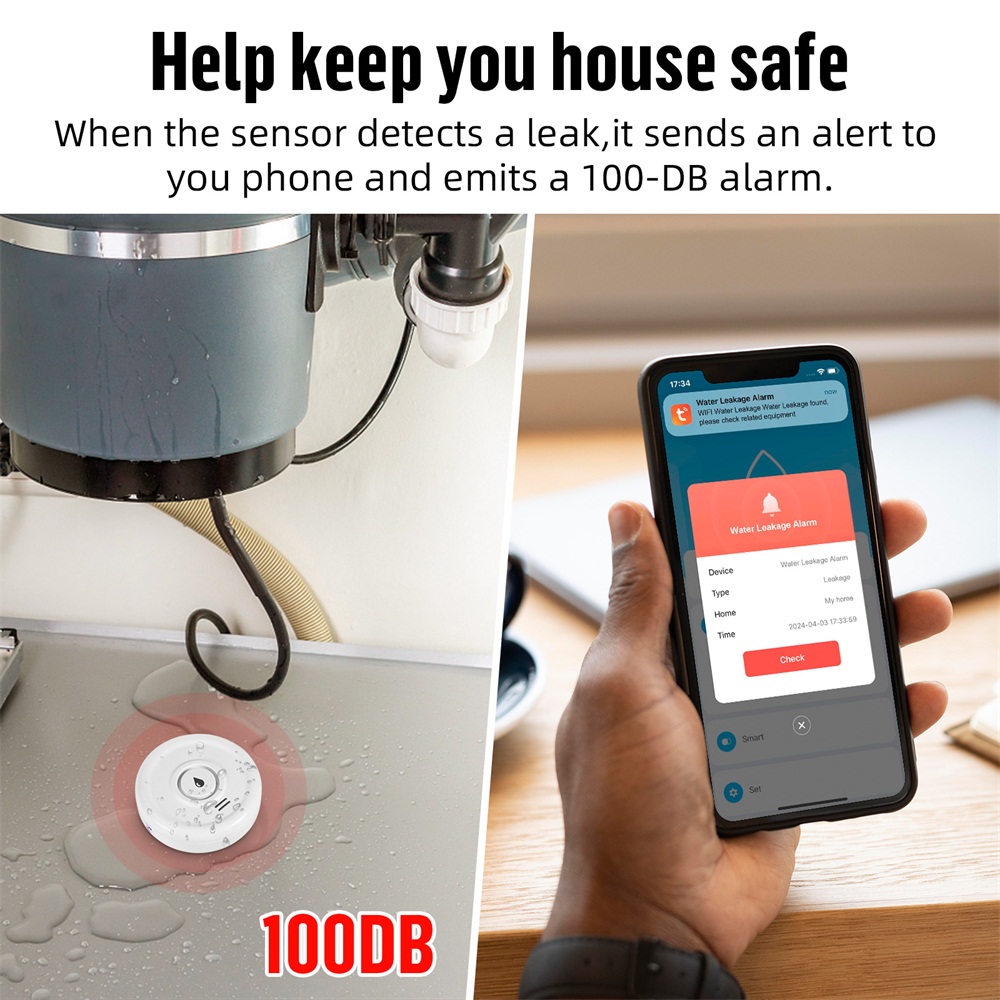 Fuers detektor kebocoran air A - Home Security Home Assistant ulasan dan harga