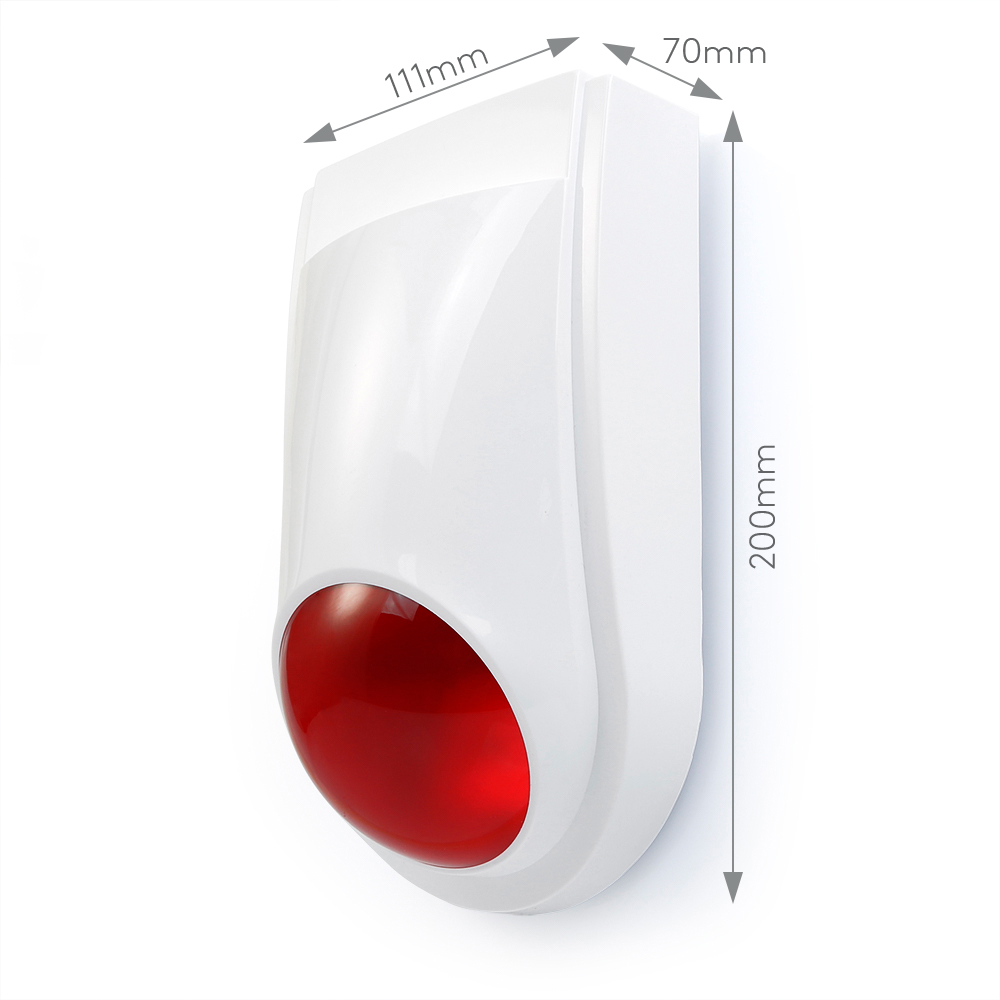 Sirene Flash Nirkabel E6 Lampu - Alarm Siren Outdoor ulasan dan harga