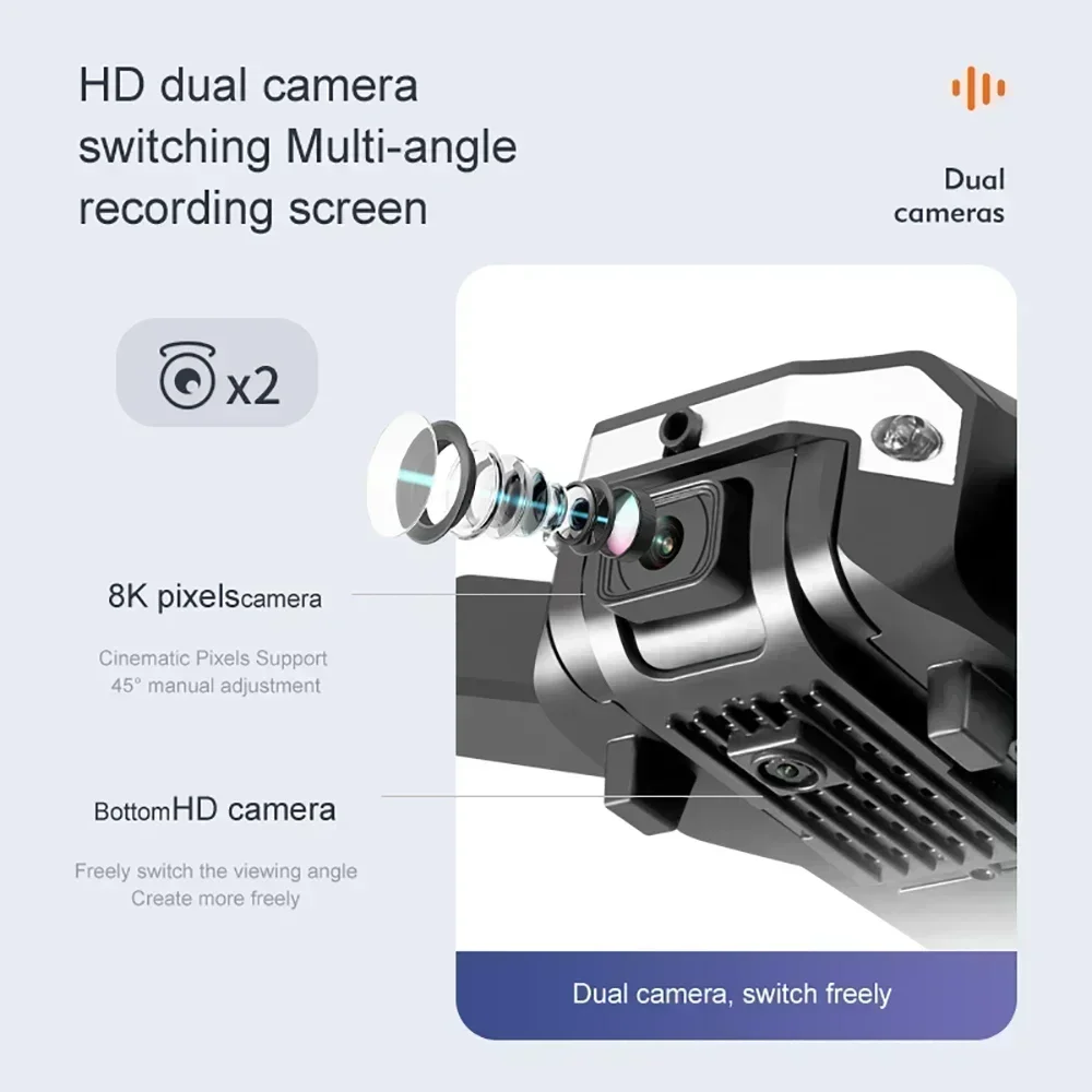 Drone G6 Pro 8K Dual-Kamera, 5 - Home Security Cameras Outdoor ulasan dan harga
