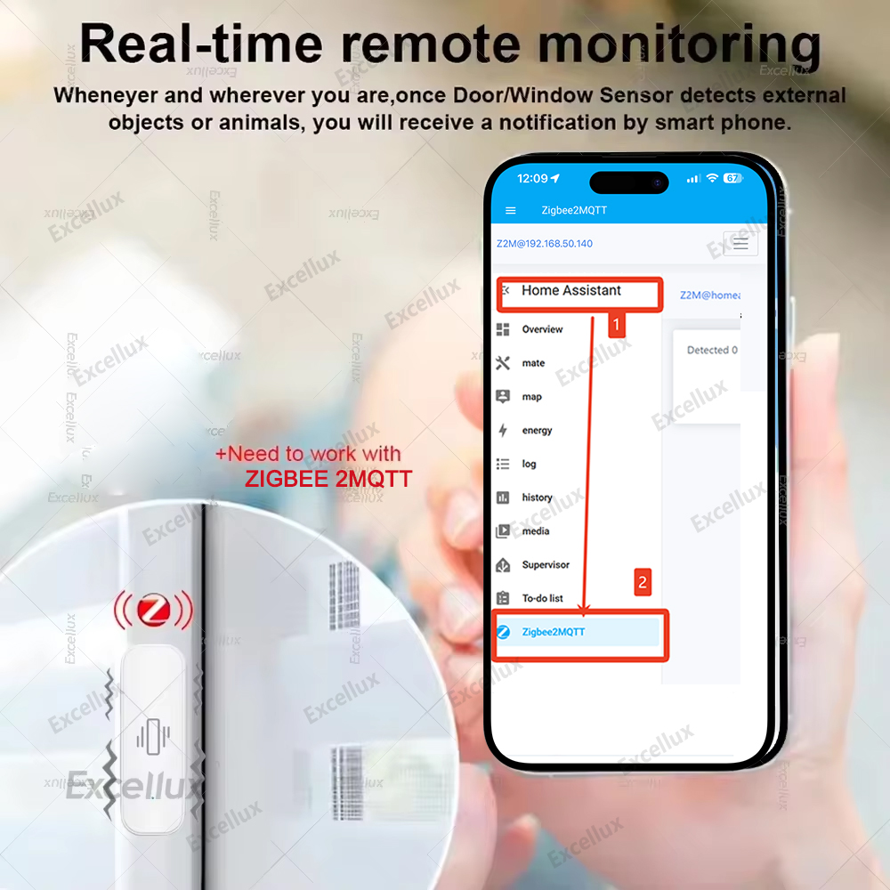 Zigbee Sensor Getaran Pintar P - Home Security Home Assistant ulasan dan harga