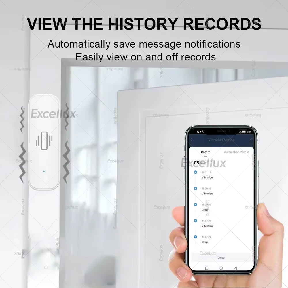Zigbee Sensor Getaran Pintar P - Home Security Home Assistant ulasan dan harga