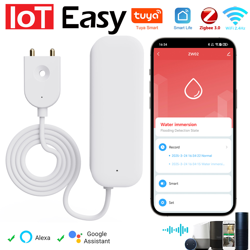 Tuya WiFi ZigBee Sensor Air Al - Home Security Home Assistant ulasan dan harga
