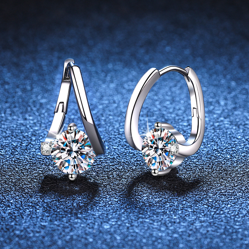 Anting Moissanite Berlian Plat - Home Security Companies ulasan dan harga