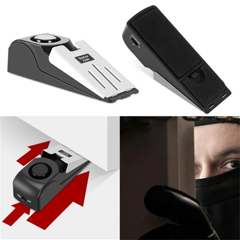 Penghenti pintu nirkabel 120db - Door Wedge Alarm ulasan dan harga