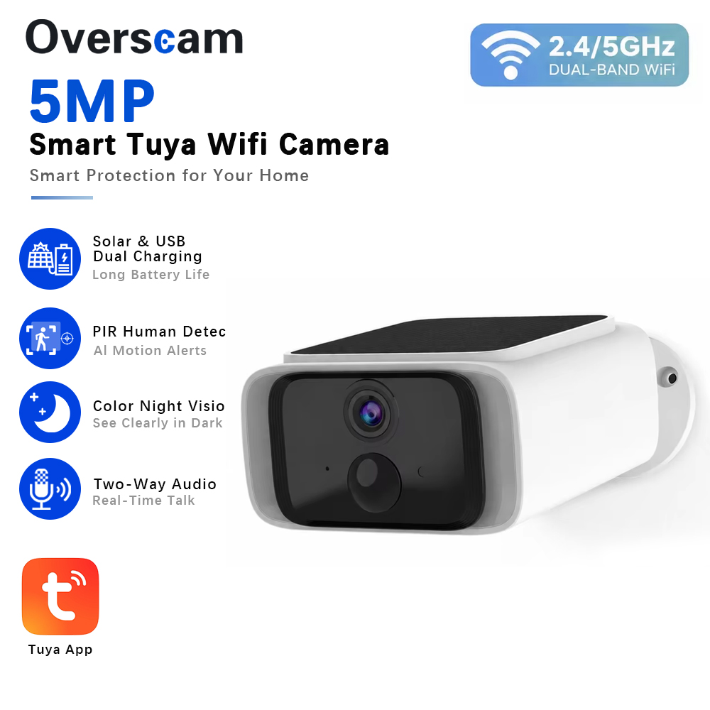 Kamera Keamanan Tenaga Surya T - Alarm Siren Outdoor ulasan dan harga