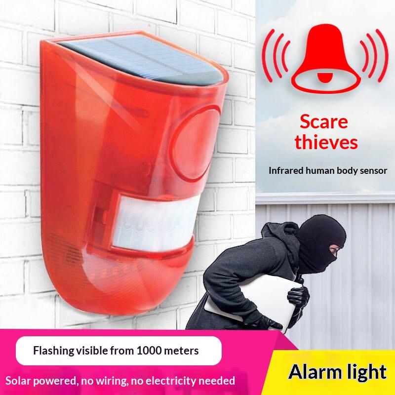 Sistem Alarm Strobo Sirene Det - Home Yard Security ulasan dan harga